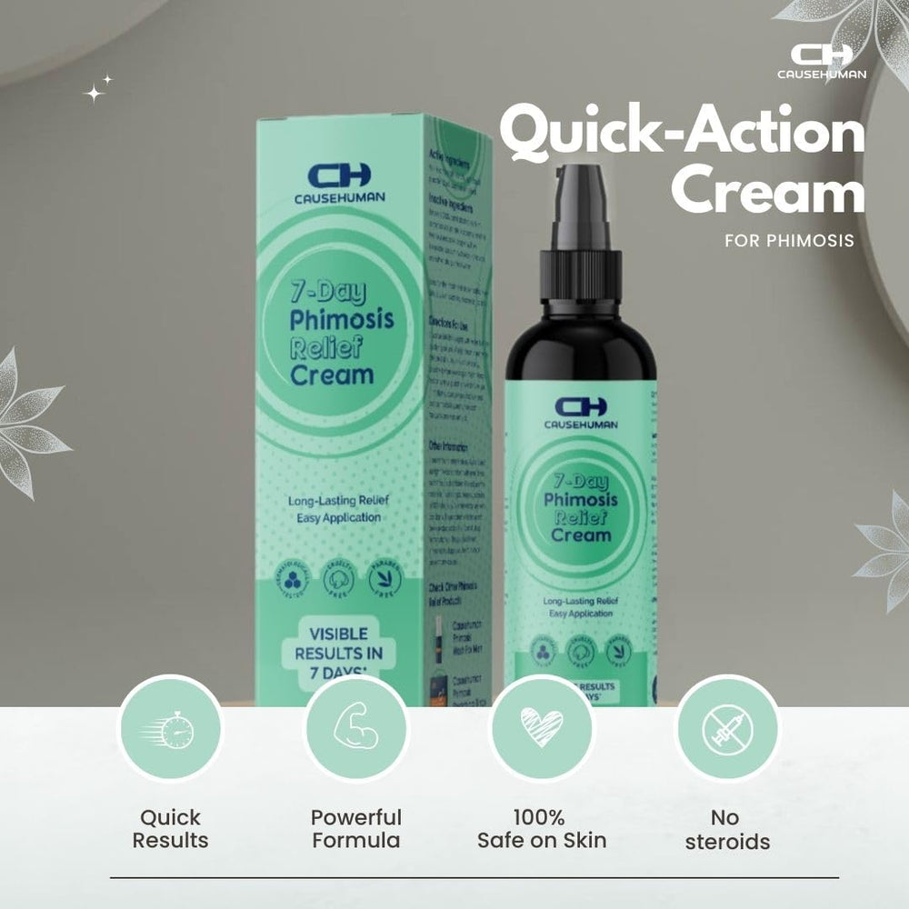 Cause Human crema fimosis: aplicación fácil y rápida en tu rutina