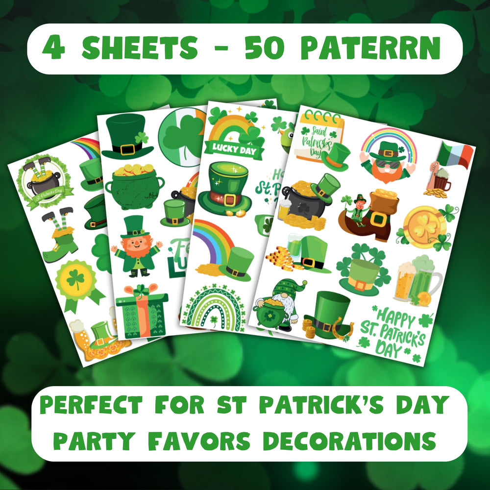 CAVALATAT St Patrick's tattoos pot-of-gold design for lucky moments
