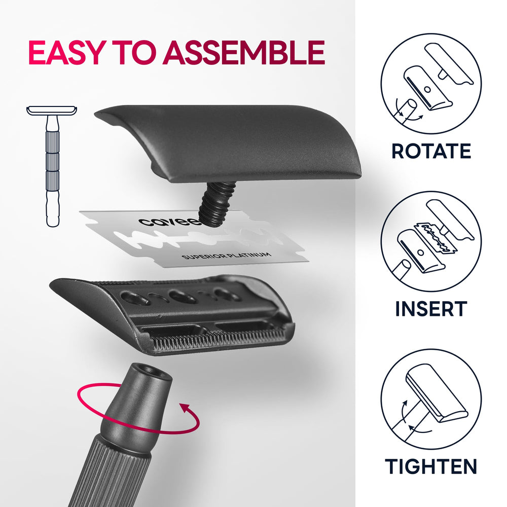 CAVEEM durable safety razor blades for reliable grooming