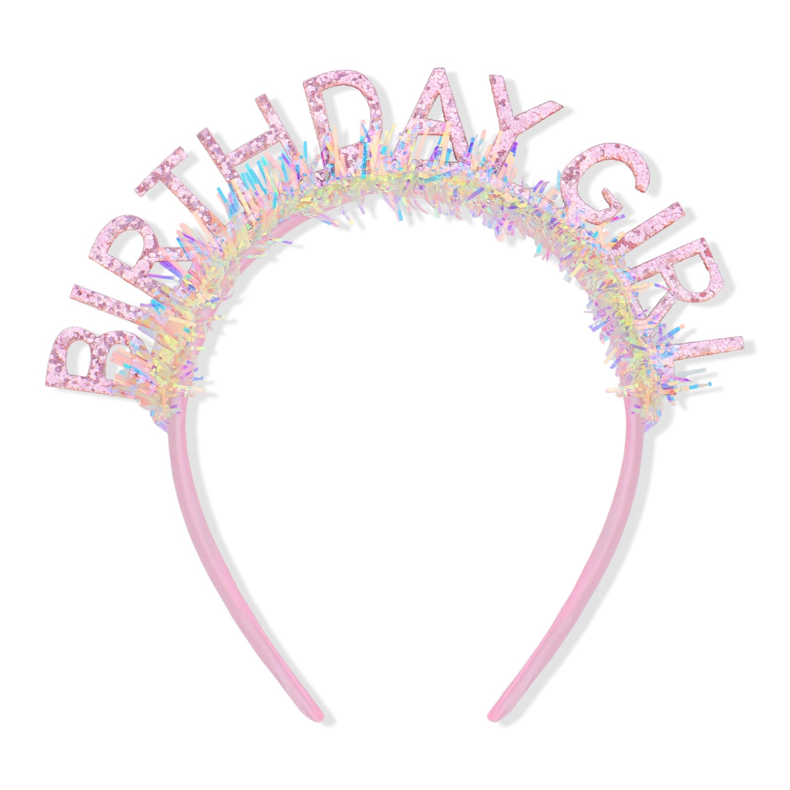 Cavetee corona rosa con brillos para cumpleaños de mujer, luz y glamour en cada foto