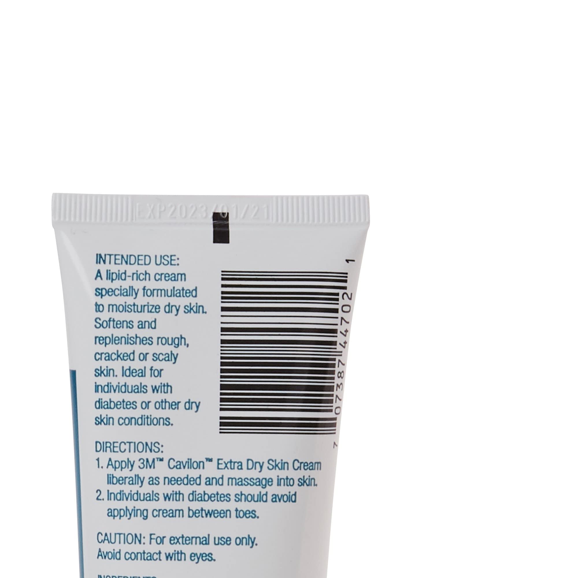 Cavilon cream being rubbed in smoothly for quick, non-greasy absorption.