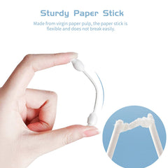 Cayxenful four-pack, 224 pieces, baby cotton swabs for daily care.