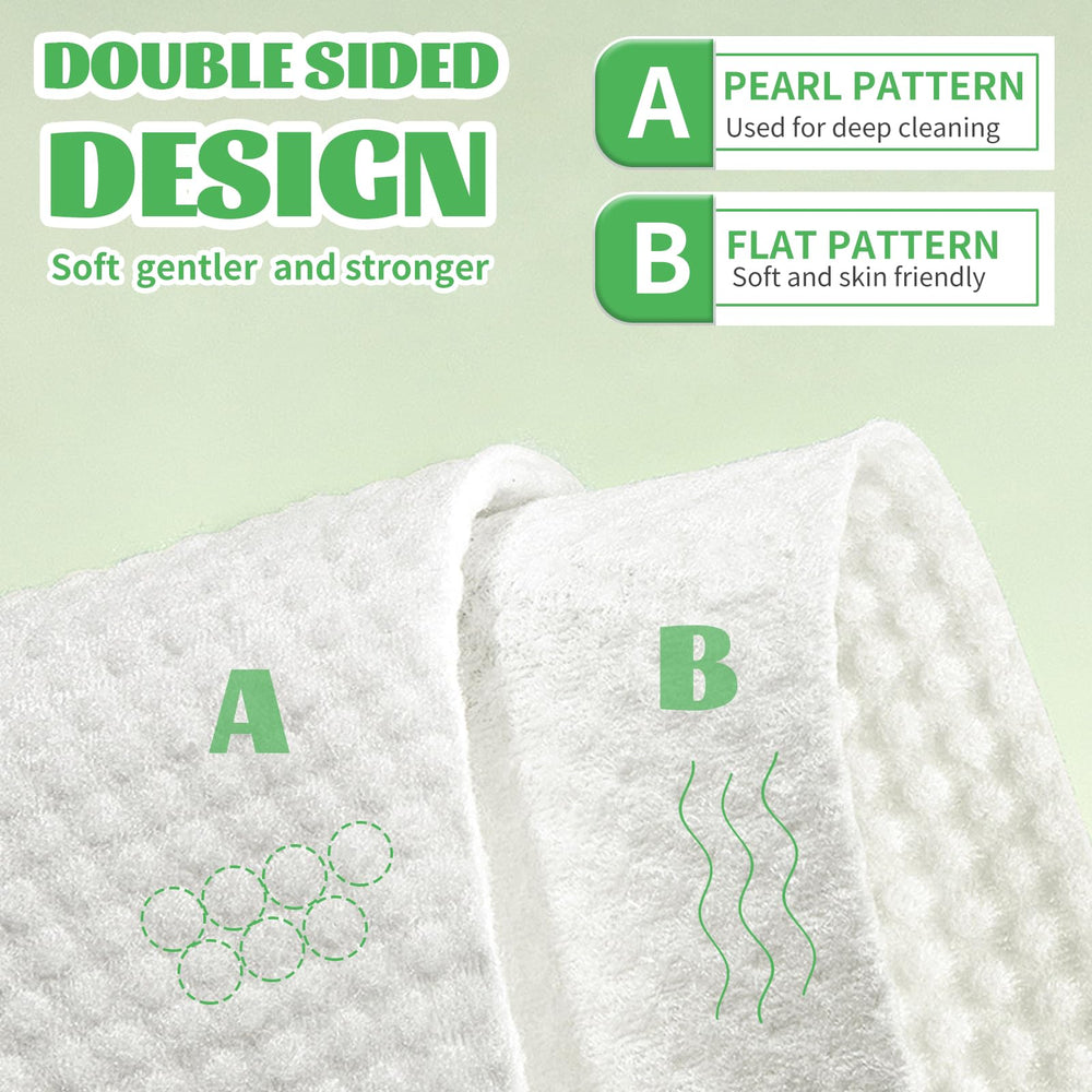 Cayxenful biodegradable 100% cotton towel ideal for sensitive skin cleansing.