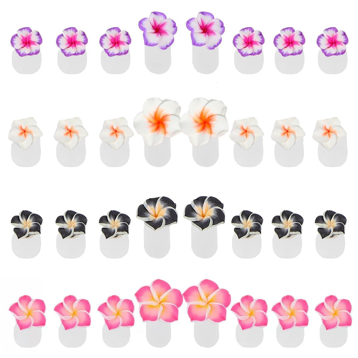Cbbaokyy silicone toe separators with flower design for neat nail polish application.