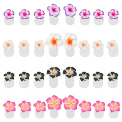 Cbbaokyy silicone toe separators with flower design for neat nail polish application.