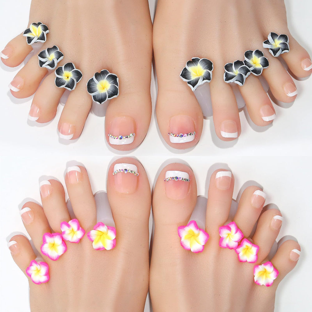 Cbbaokyy silicone toe separators provide flexible, spa-like foot comfort.