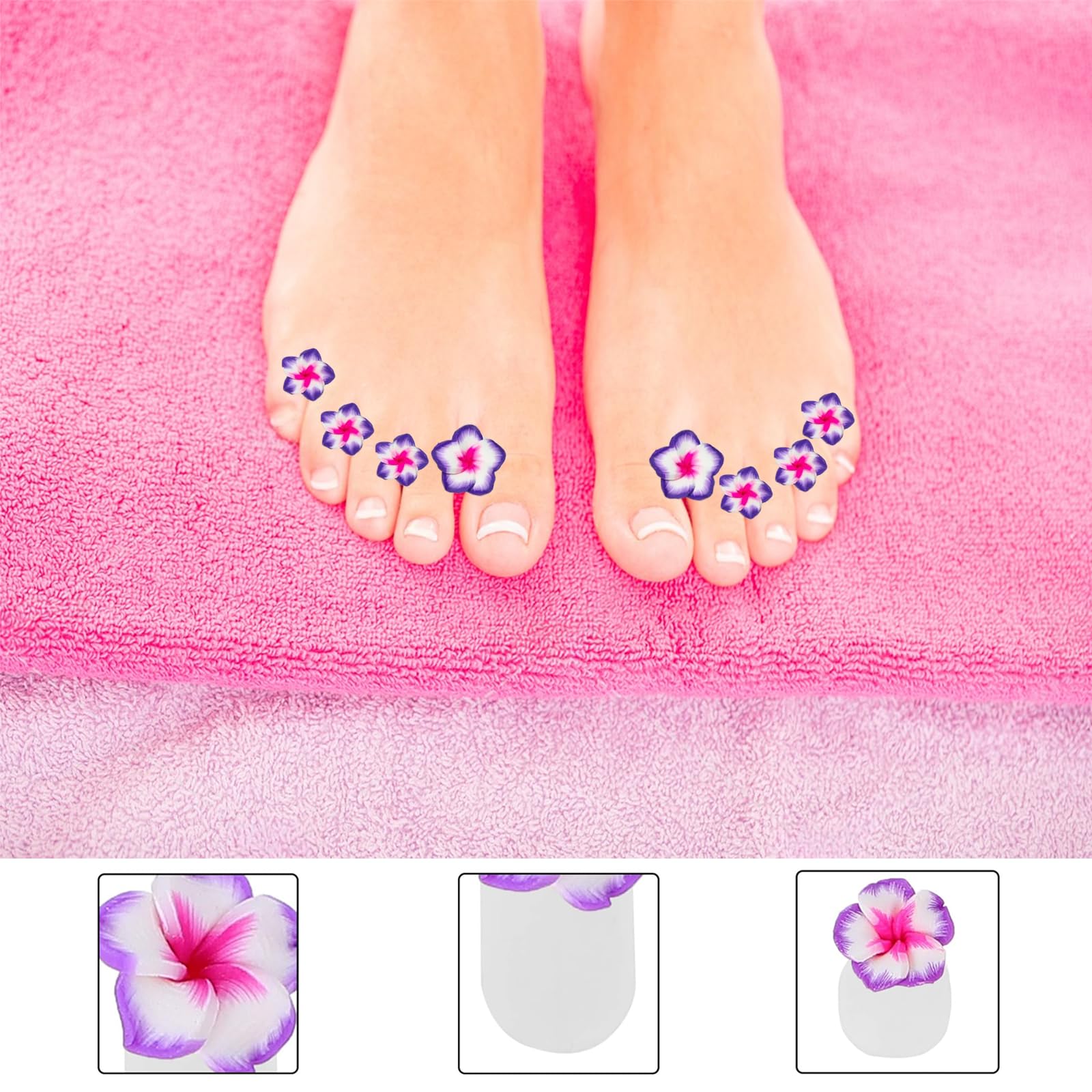 Cbbaokyy silicone toe separators are easy to wash and reuse.