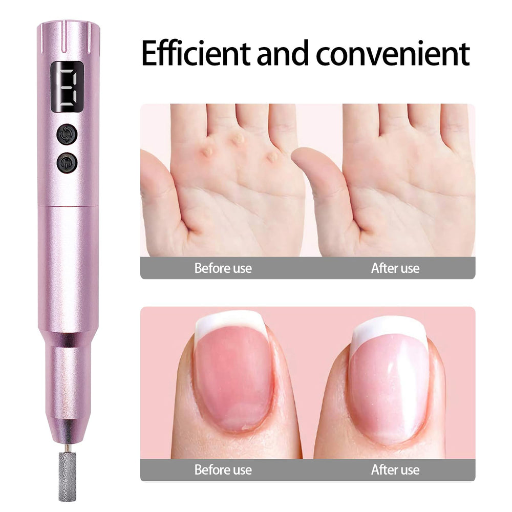 CBVCBV Nail Drill with 9-speed control for precise filing at home.