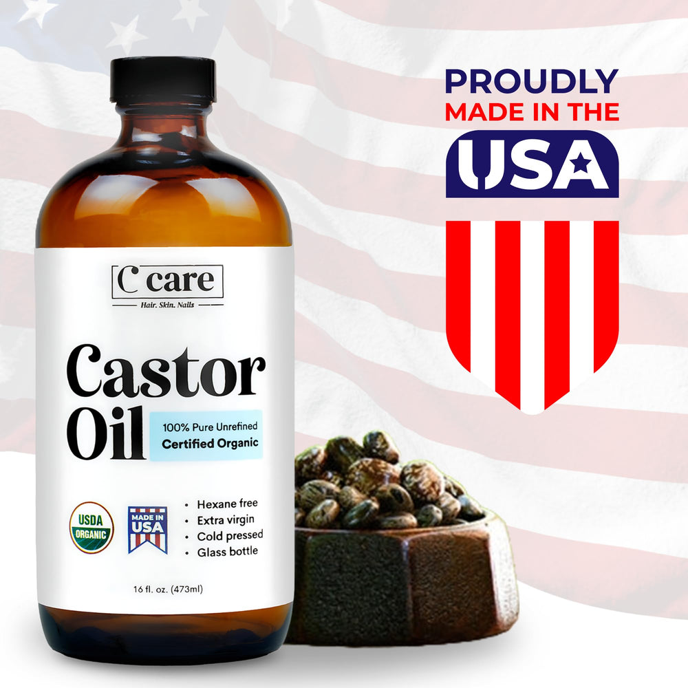 C CARE aceite de ricino para piel suave y humectada