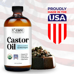 C CARE aceite de ricino para piel suave y humectada