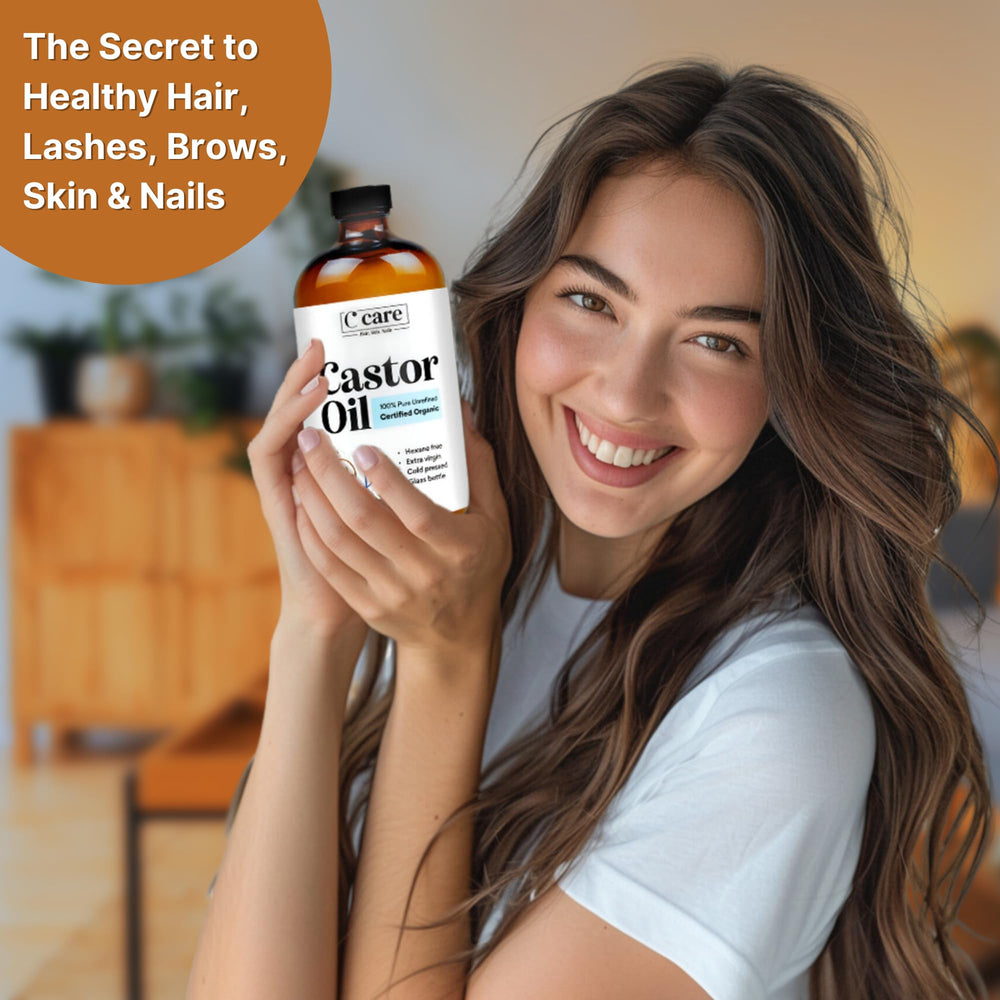 C CARE aceite de ricino para DIY cosméticos y desmaquillante suave
