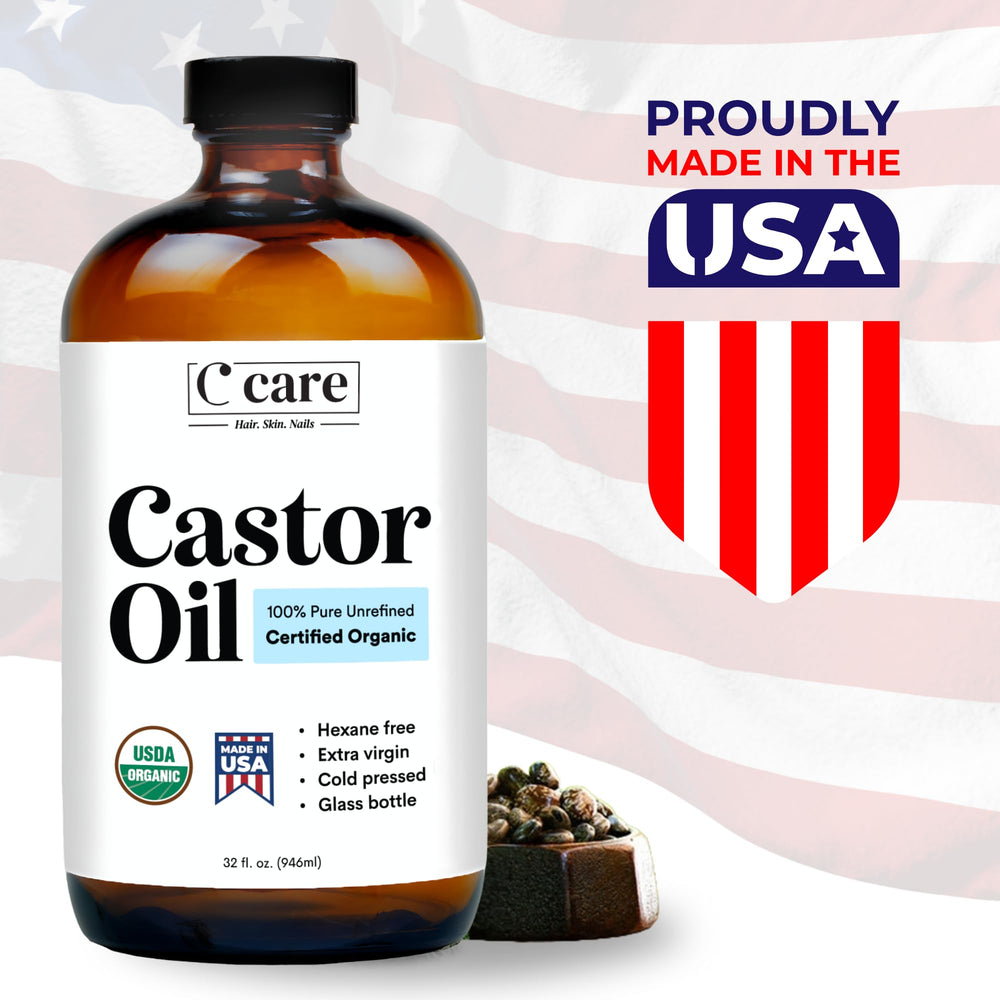 CCare Castor Oil supports eyebrow growth for defined brows