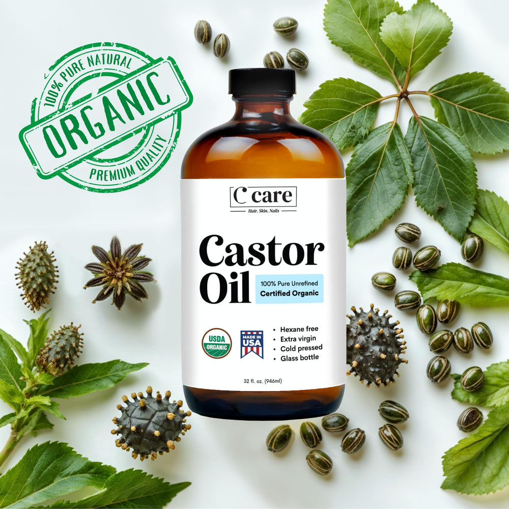 CCare Castor Oil strengthens hair and nourishes the scalp for healthier strands