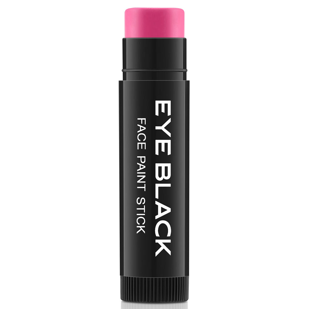 CCbeauty barra ocular negra rosa neón para deportes: reduce deslumbramiento y mejora el contraste en el campo