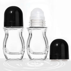 Cchenxxi 30ml glass roll-on bottle with oval shape for travel-ready essential oils.