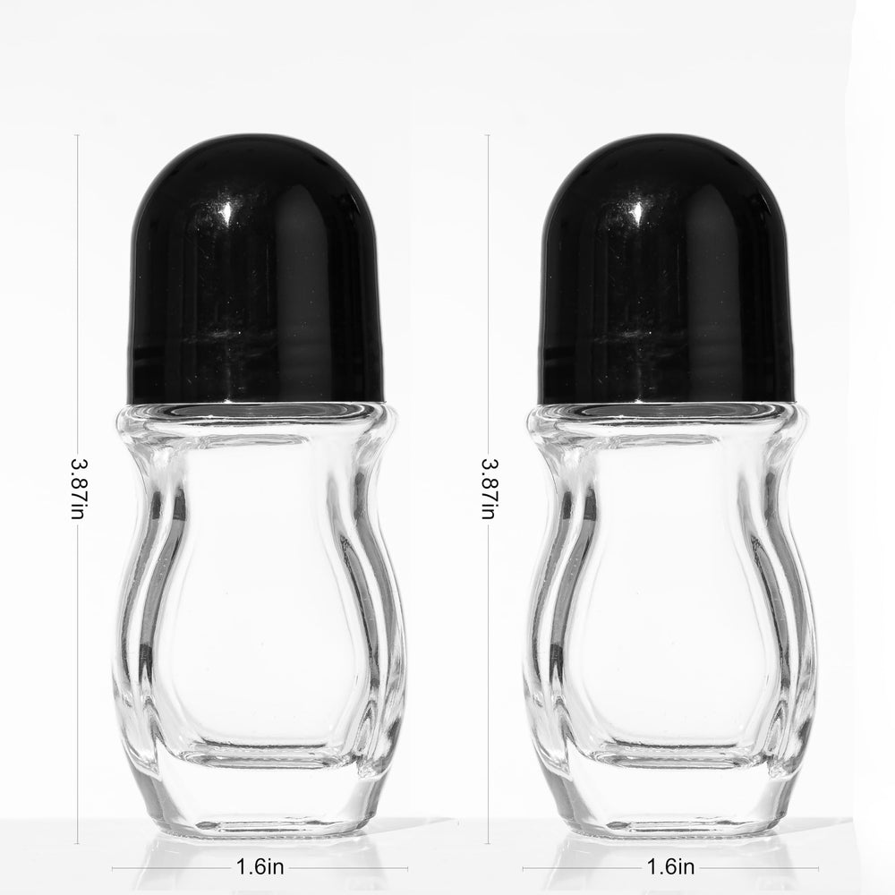 Cchenxxi refillable glass roller bottle designed for essential oils and cosmetics.