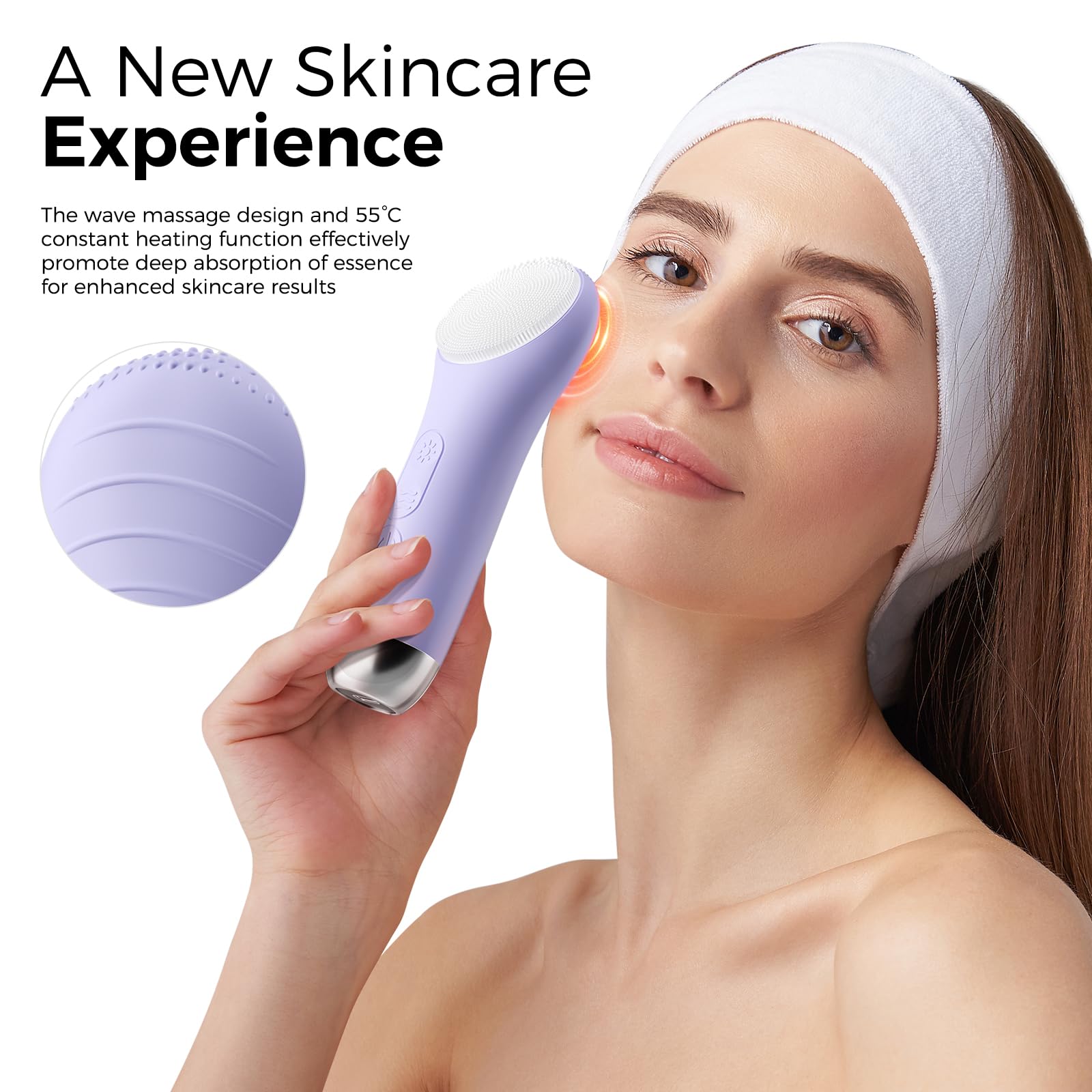 Ccigedy 5-speed control lets you tailor cleansing strength to your skin.
