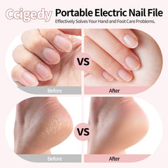 Ccigedy cordless design for travel-friendly nail care