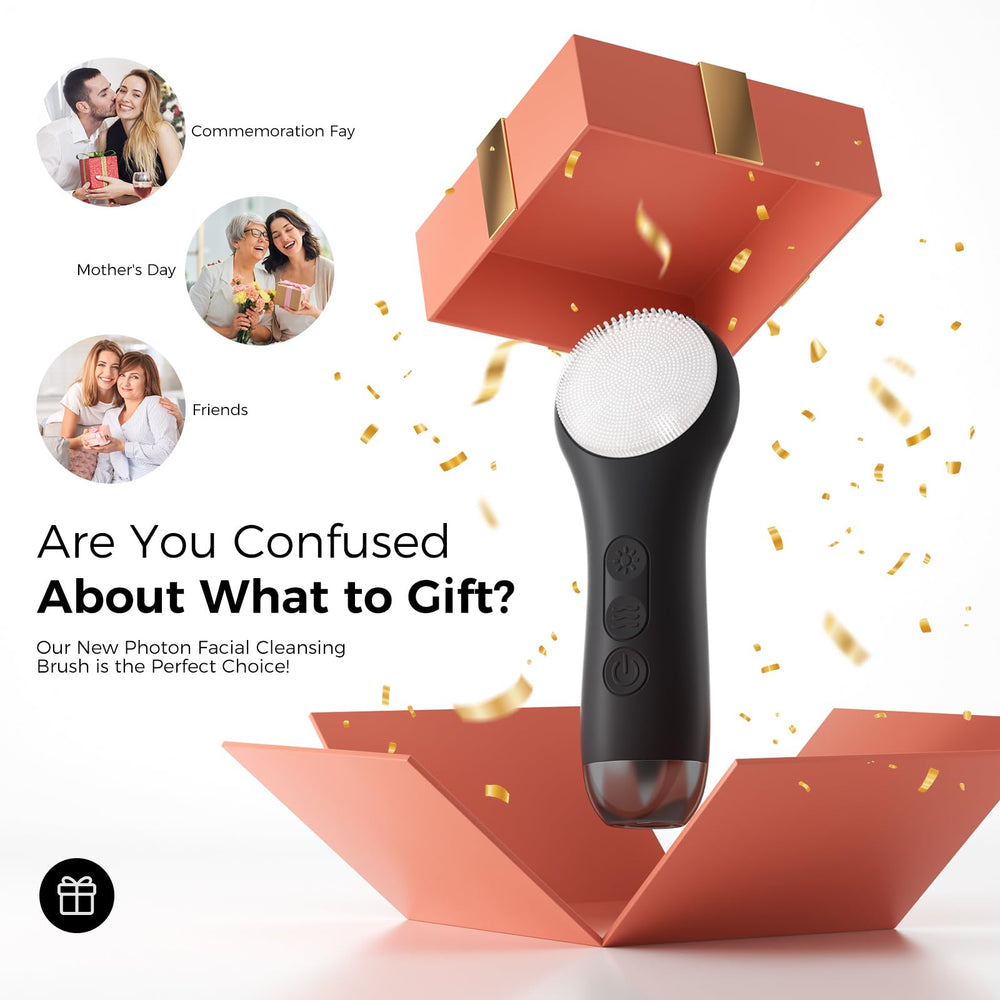 Ccigedy gift-ready facial cleansing brush for thoughtful skincare gifts.