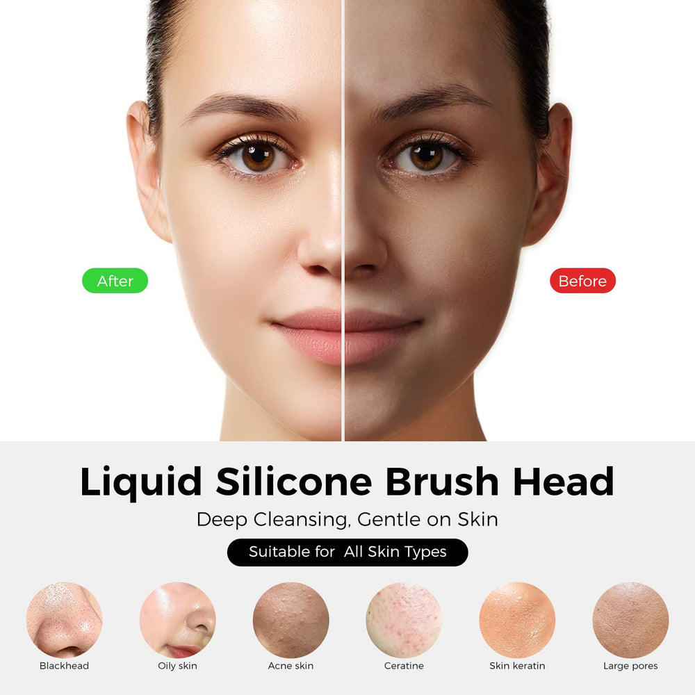 Ccigedy micro-vibration deep cleanses without tugging, supporting smooth, healthy-looking skin.