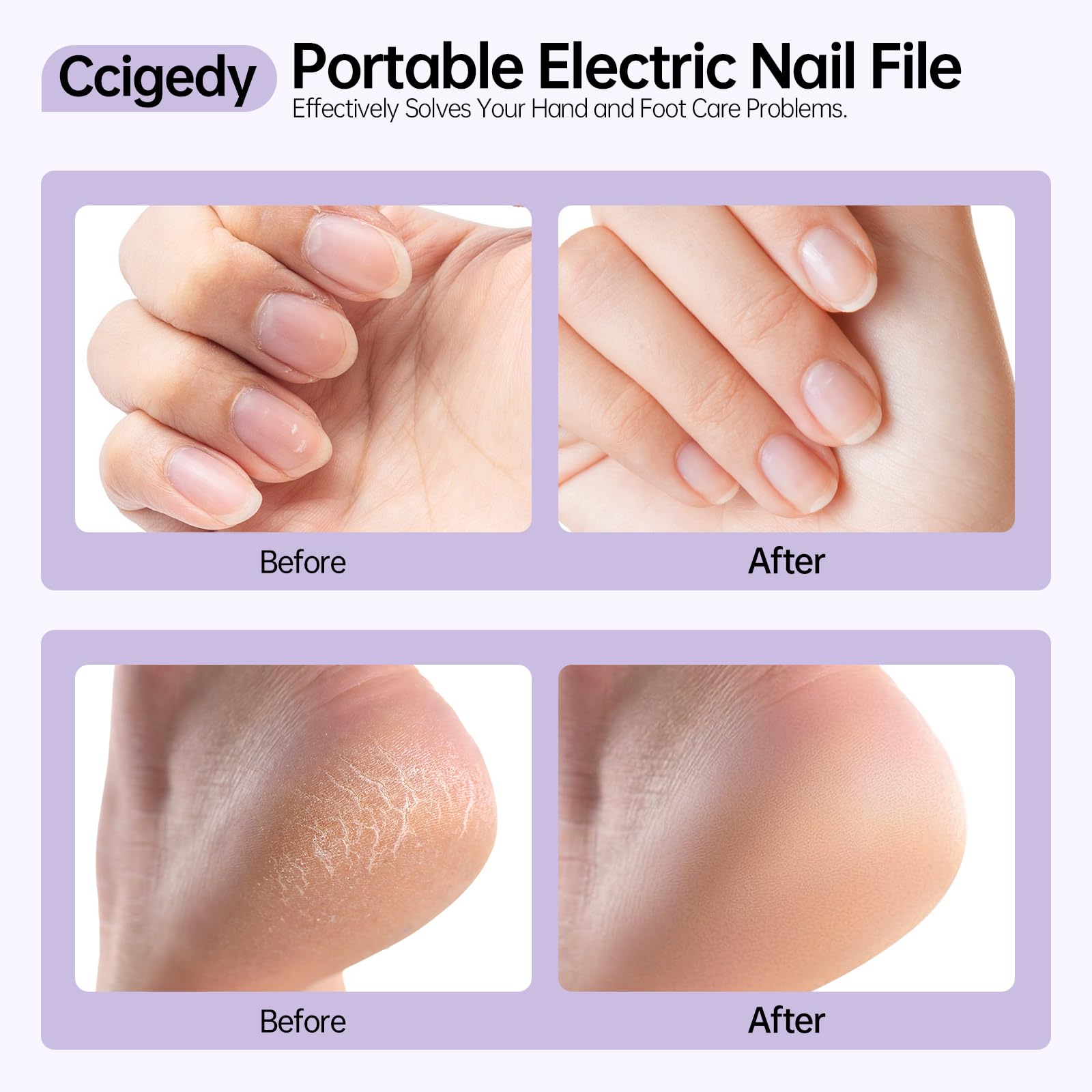 Ccigedy Lightweight design weighs 0.2 pounds for easy portability.