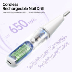 Ccigedy Nail File Bits – six-piece set for shaping, smoothing, and prepping nails.
