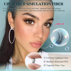 CCODDY Vasa Muse 10-16mm wispy clusters for natural volume.