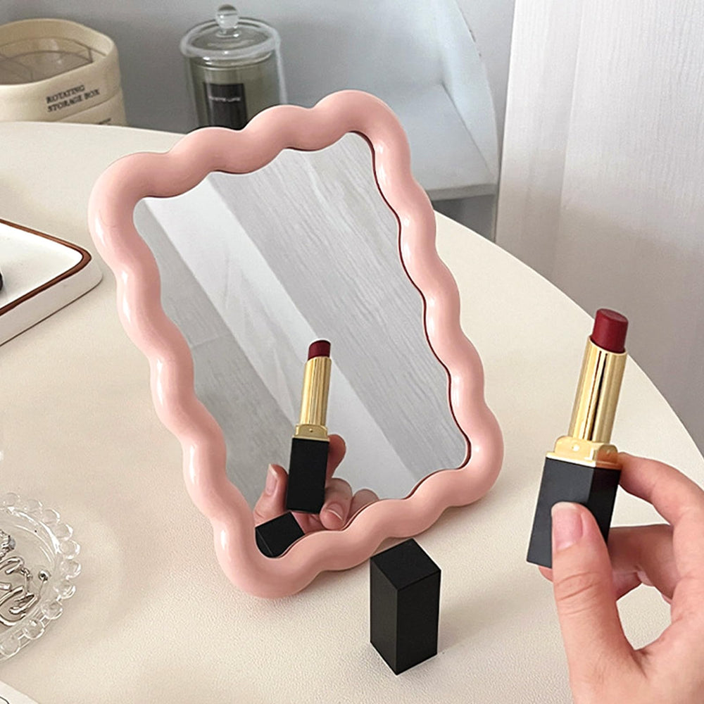 CCREDONE portable folding makeup mirror assembled for travel and quick touch-ups.