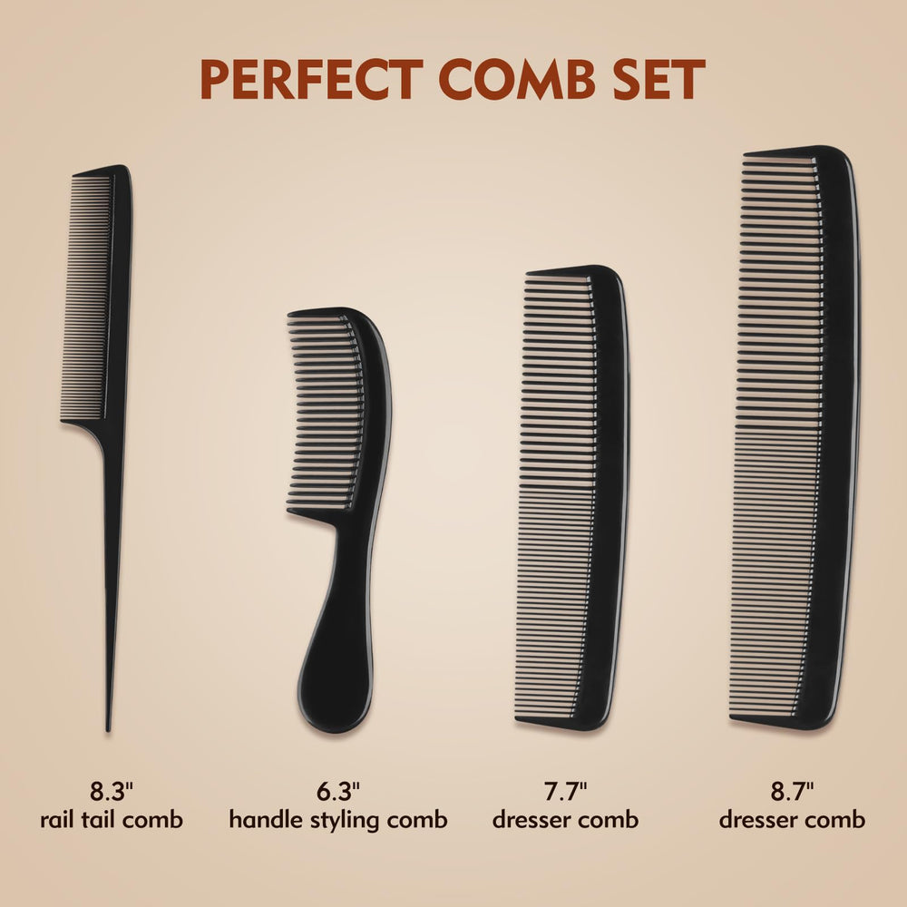 Cdbc beard comb with handle for clean edges and comfortable grooming.