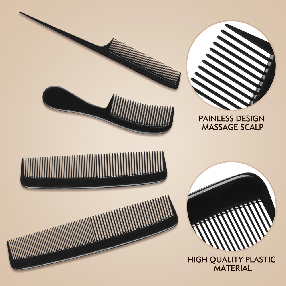 Cdbc rat tail comb for braids and precise parting.