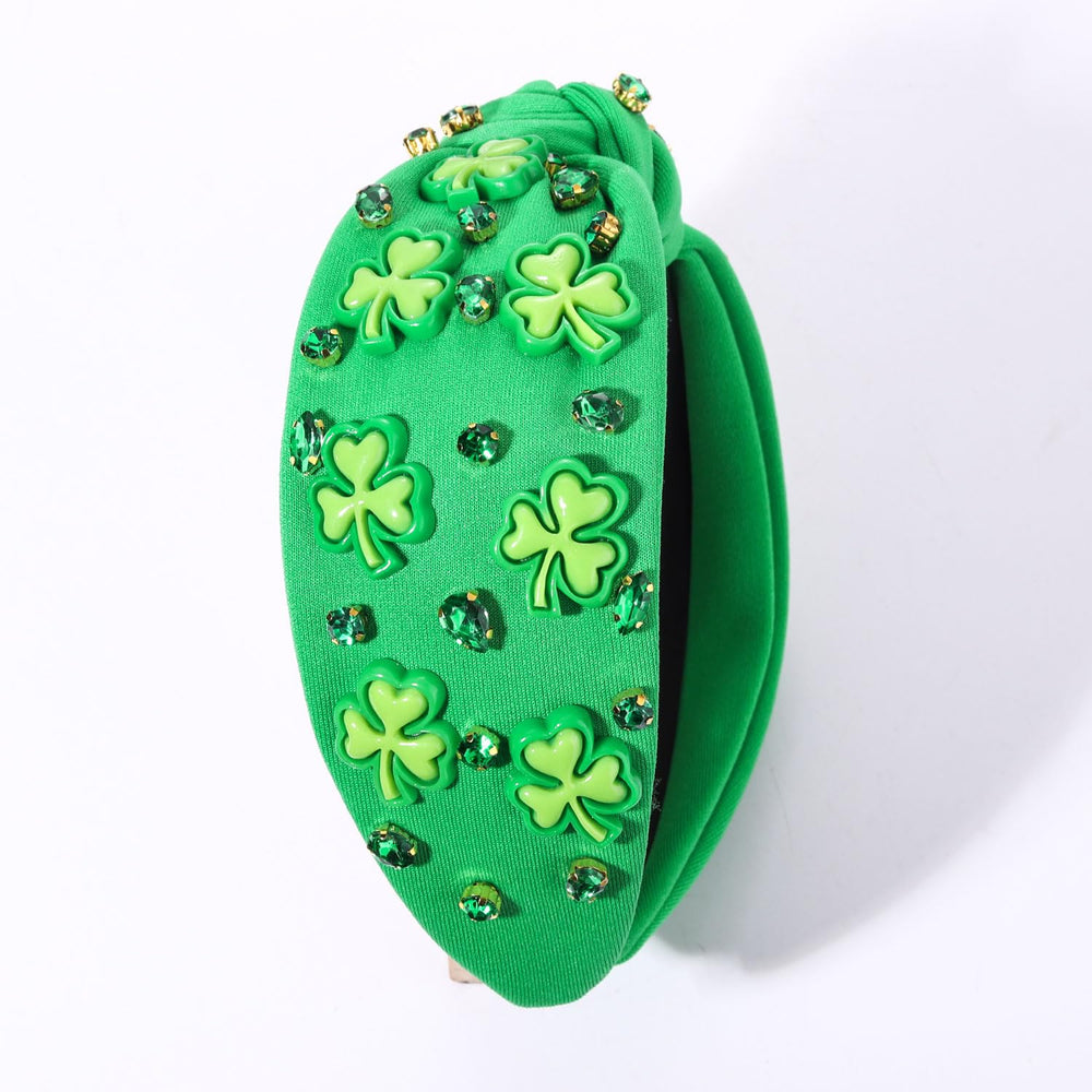 CEALXHENY diadema para fiestas con trébol, perfecto para eventos temáticos.