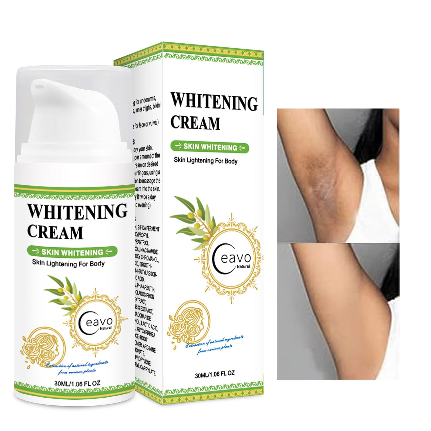 Ceavo crema para uso diario, rápida absorción y resultados potenciales.