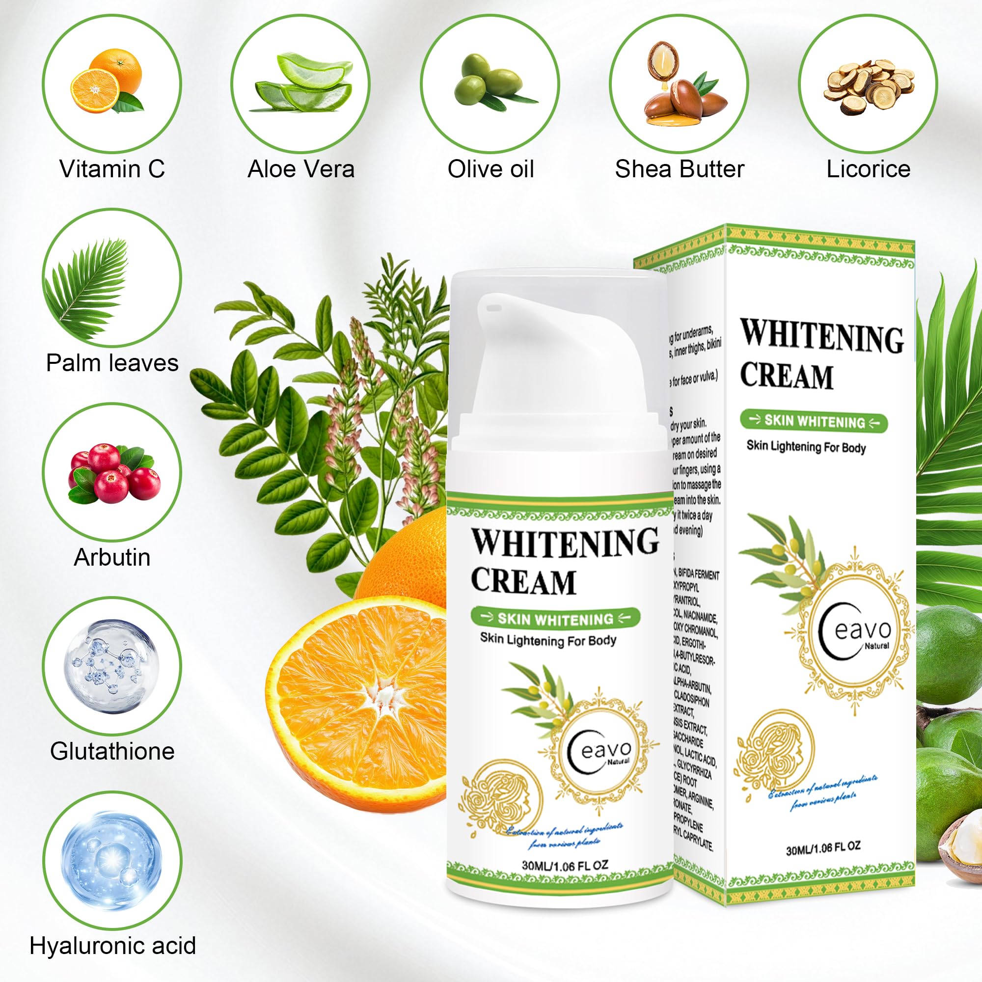 Ceavo crema, textura suave para aplicación cómoda.