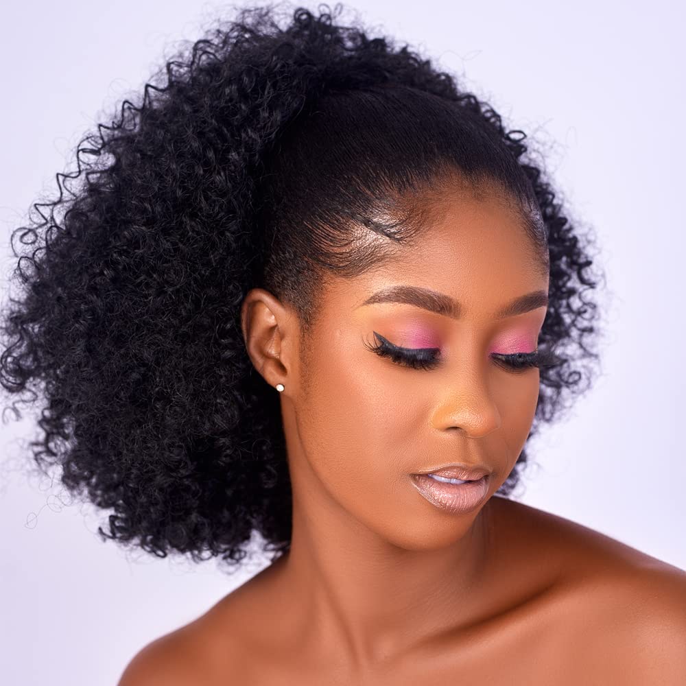 CECINILL natural curly ponytail extension adds volume and definition
