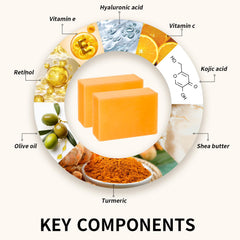 Ceedoo jabon curcuma, barra renovacion: calma irritaciones y tono
