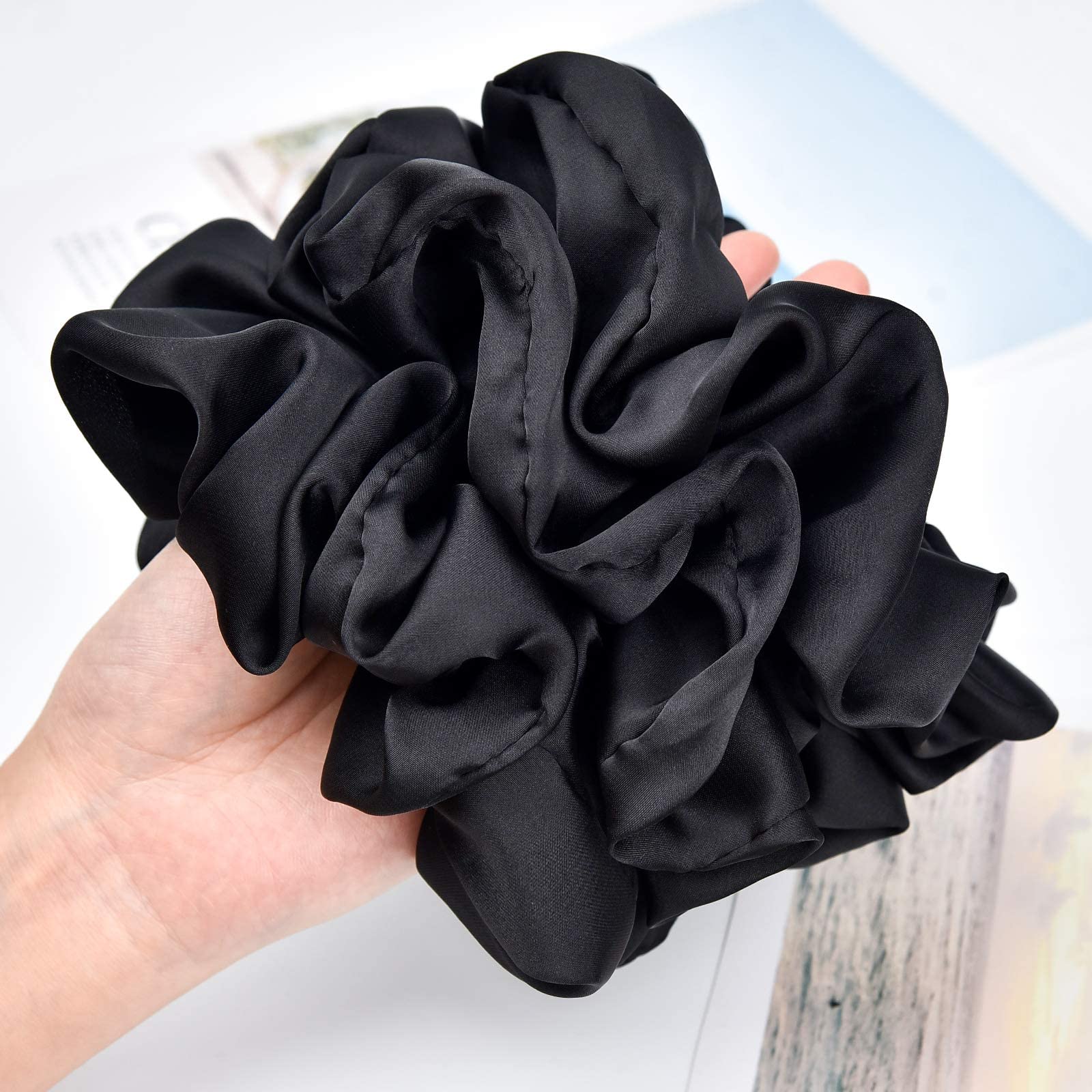 CEELGON scrunchies satinados de lujo, sensación suave y elegante