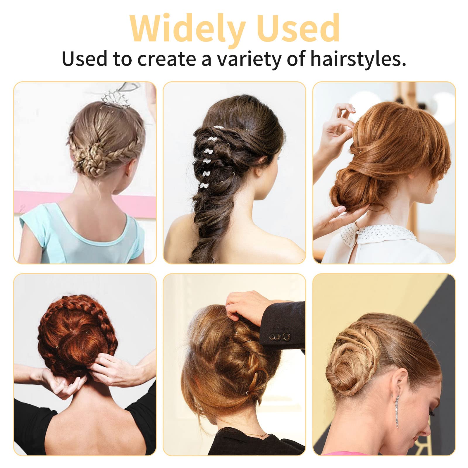 Cehony U-shaped hair pin ideal for buns and updos