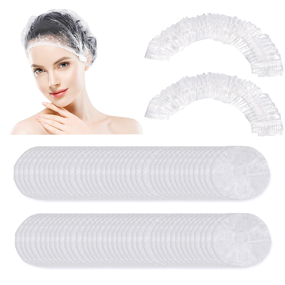 Ceizioes upgrade-disposable-shower-cap-pack durable and travel-ready.