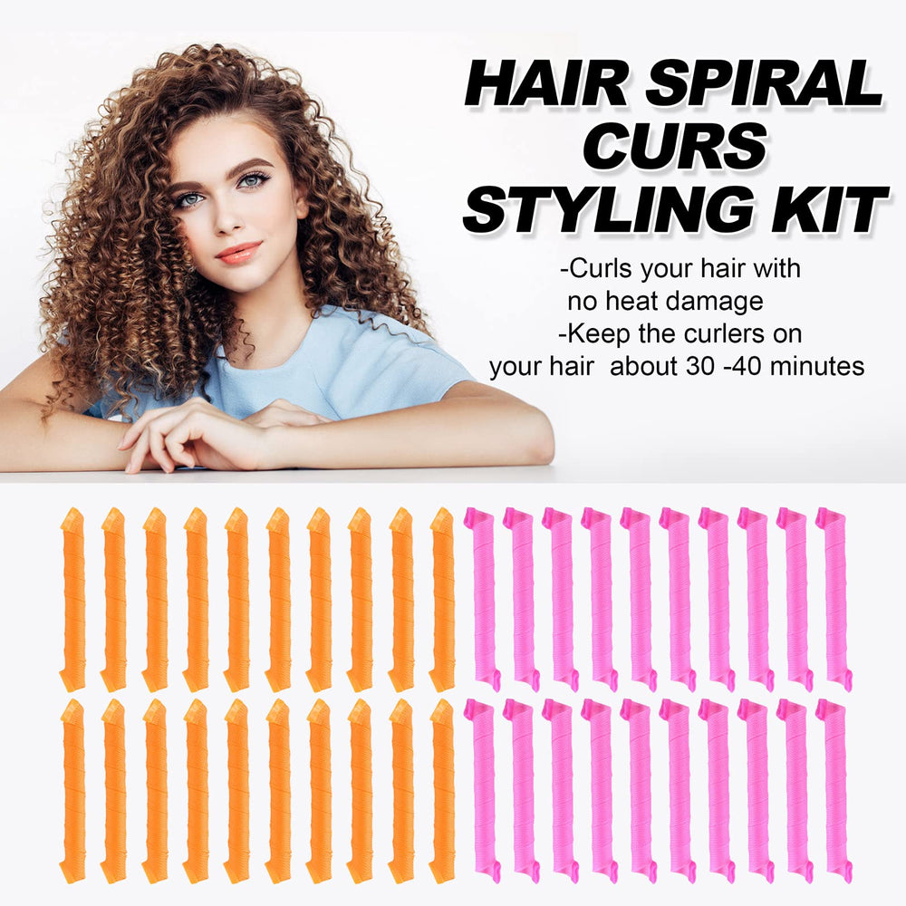 CEKEME overnight no-heat curls on damp hair