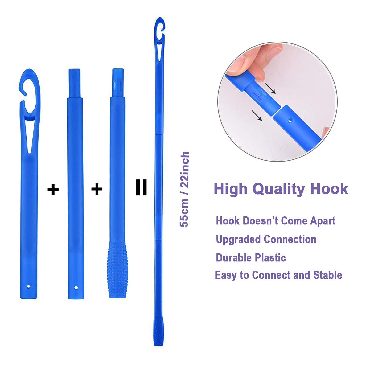 CEKEME soft retractable curlers glide over hair