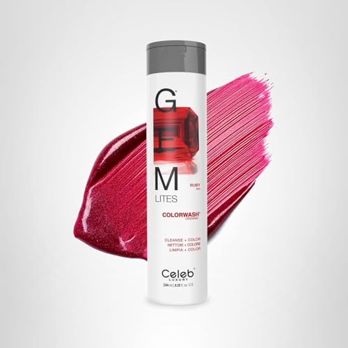 Celeb Luxury Gem Lites Colorwash Ruby packshot communicates product versatility and shade richness