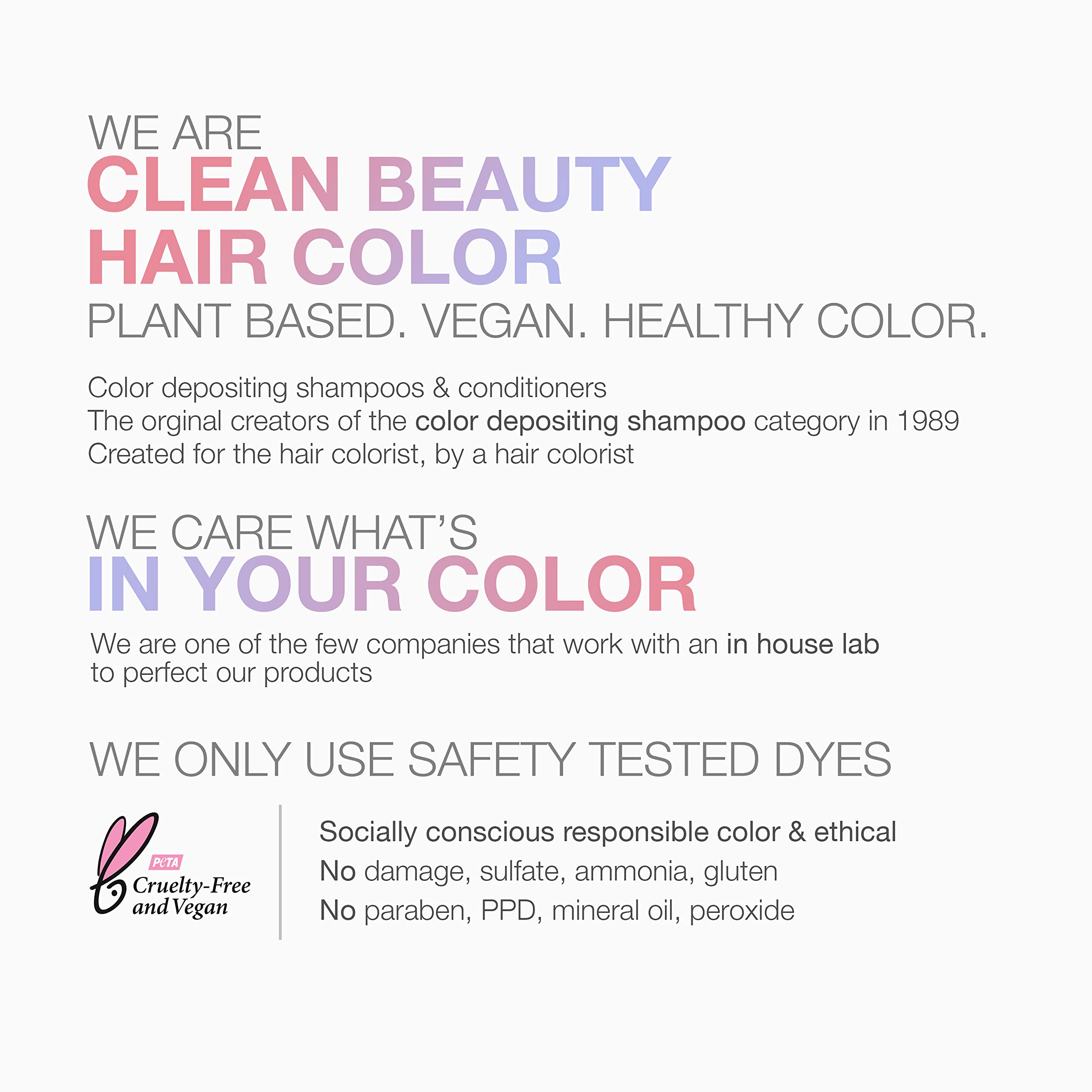Celeb Luxury Gem Lites Fire Opal shampoo lather shows color deposition and cleansing action