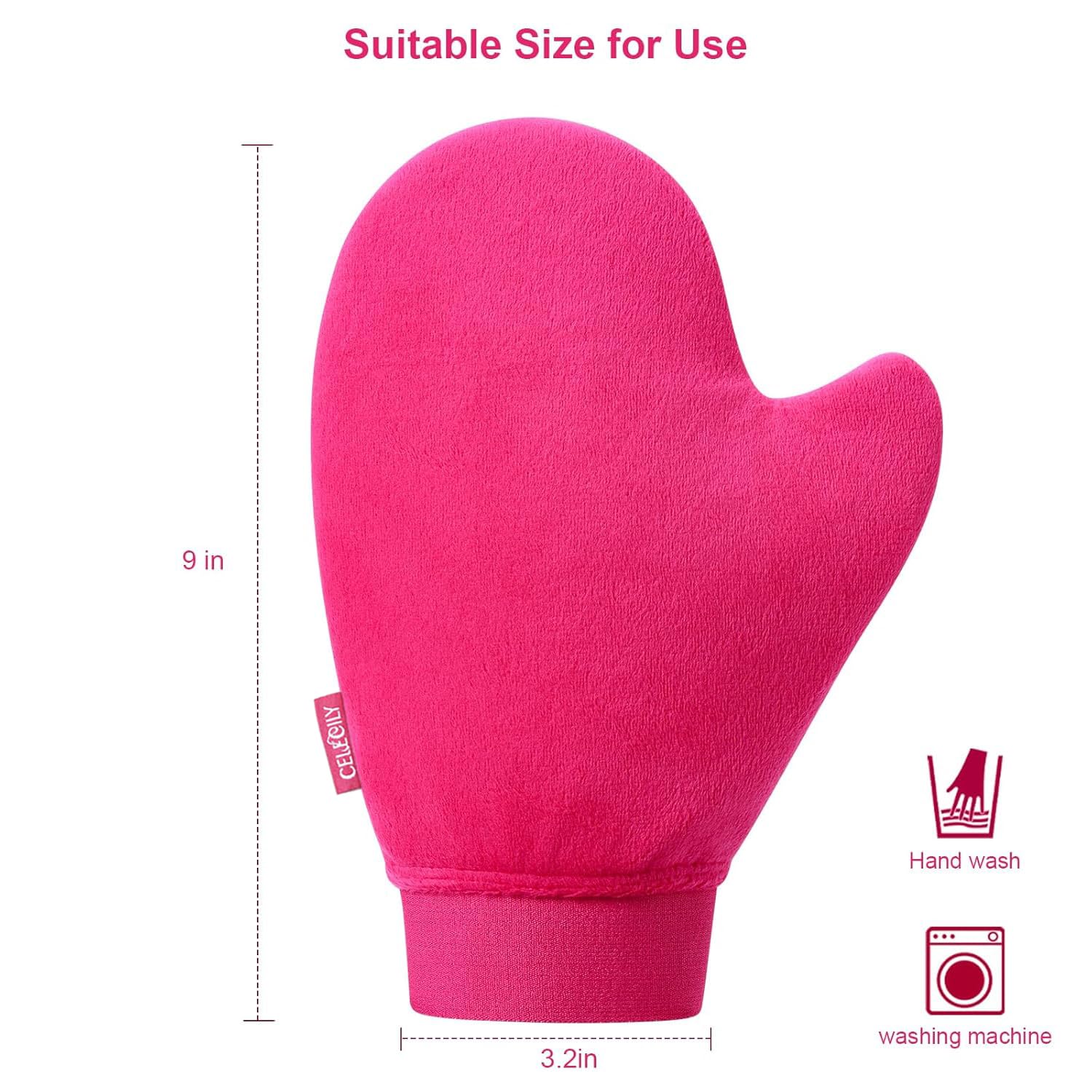 CeleCily guante aplicador interior impermeable evita manchas en manos.