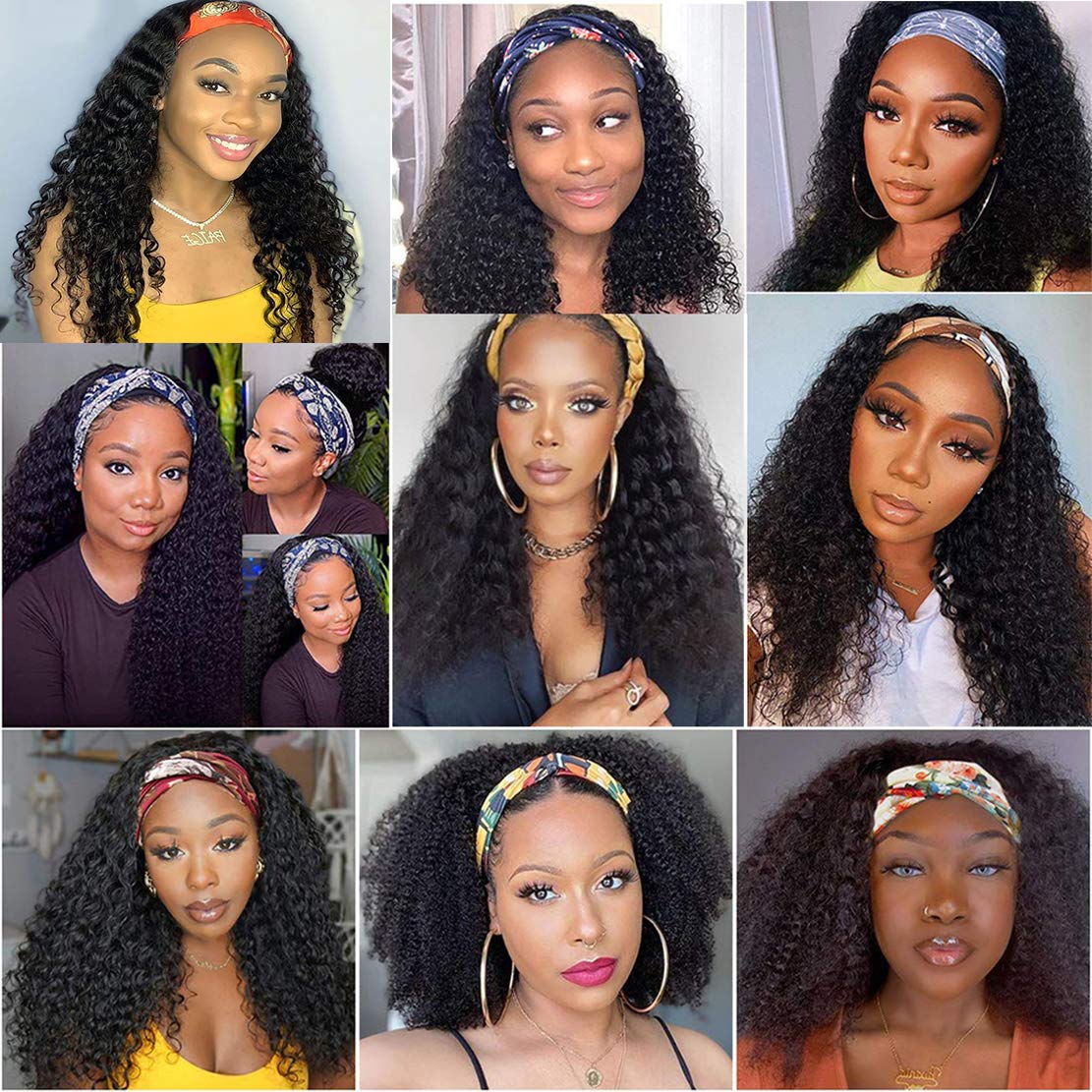 Celiarita headband wig in natural color blend for seamless look