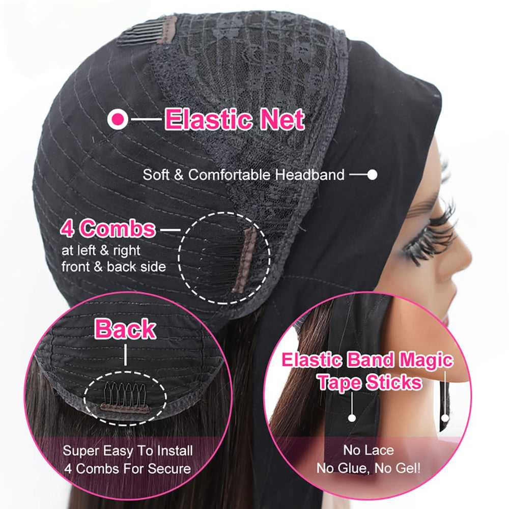Celiarita silky soft headband wig with no tangles for smooth wear