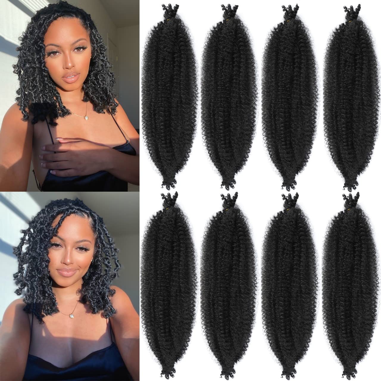 Celie Marley Twist 18-inch bundle packaging showing pre-separated strands for quick installs.