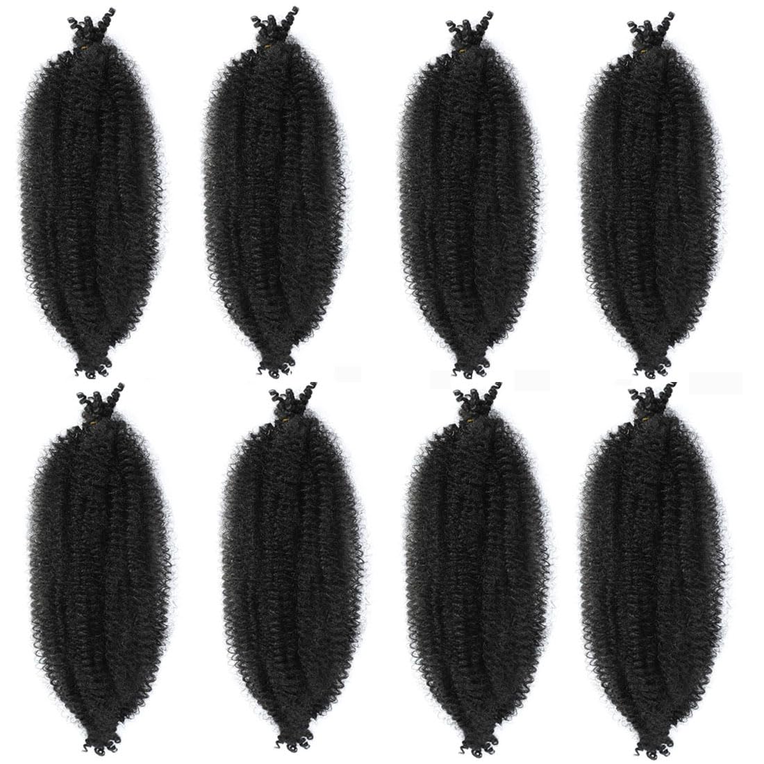 Celie Marley Twist 18-inch eight-pack set ready for installation.