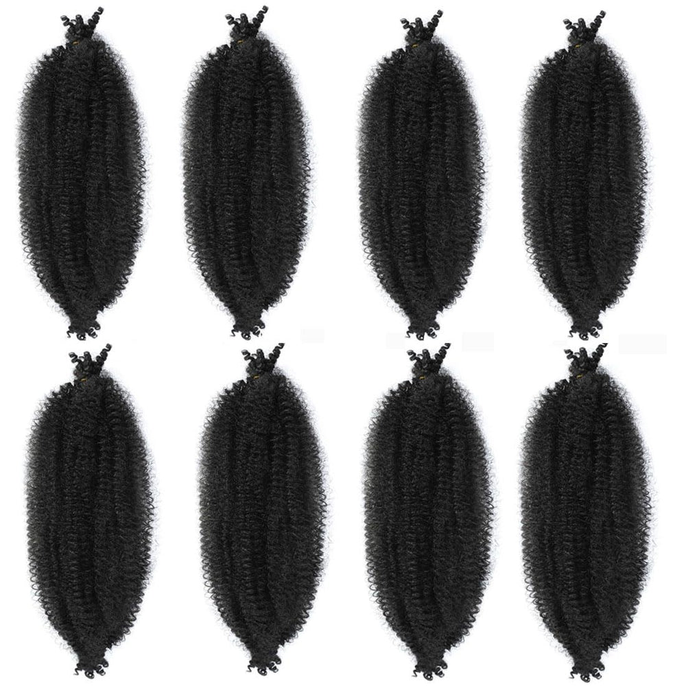 Celie Marley Twist 18-inch eight-pack set ready for installation.