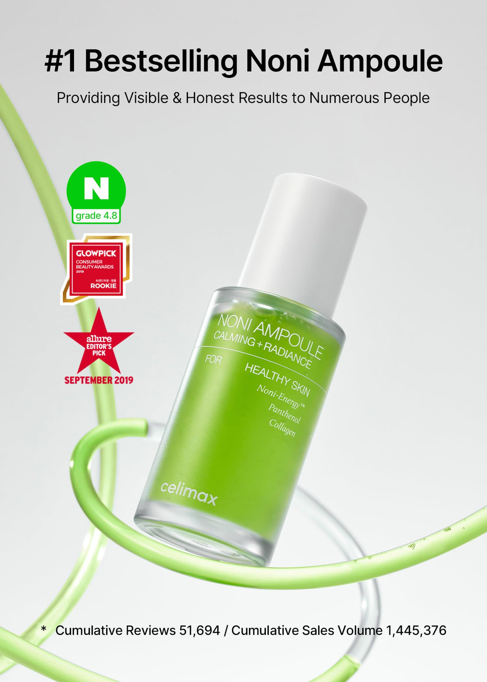 Celimax ampolla Noni Energía con gotero para dosis precisas