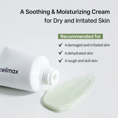Textura cremosa de la crema Noni de Celimax para hidratación suave.
